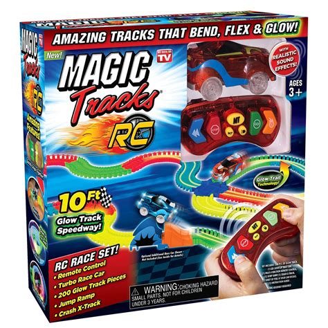 Magic tracks with radio transmitter